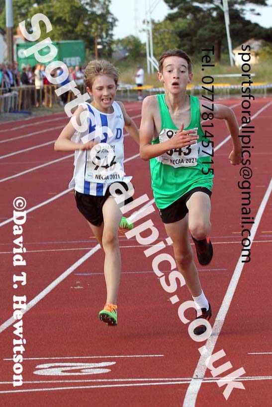 1500 metres, 2021 North East Grand Prix 5, Monkton, Wednesday, July 21st. Photo: David T. Hewitson/Sports for All Pics